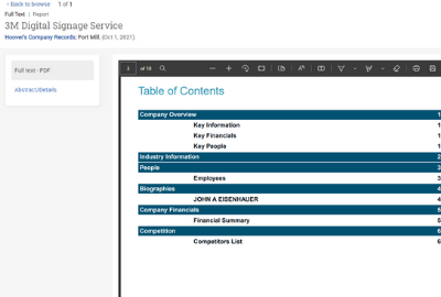 Business & Market Research Collection